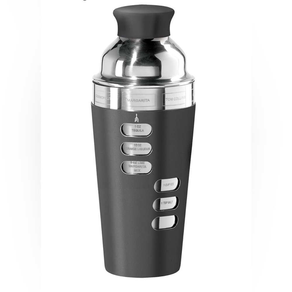 🎉NEW IN BOX 🎉 OGGI Dial A Drink 23 oz Cocktail Shaker • 8 Recipes